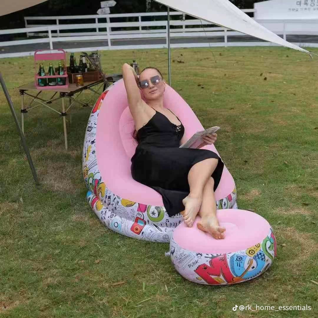 PINK INFLATABLE SOFA – CYBELE BEAUTY SHOP