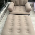BROWN BED SOFA
